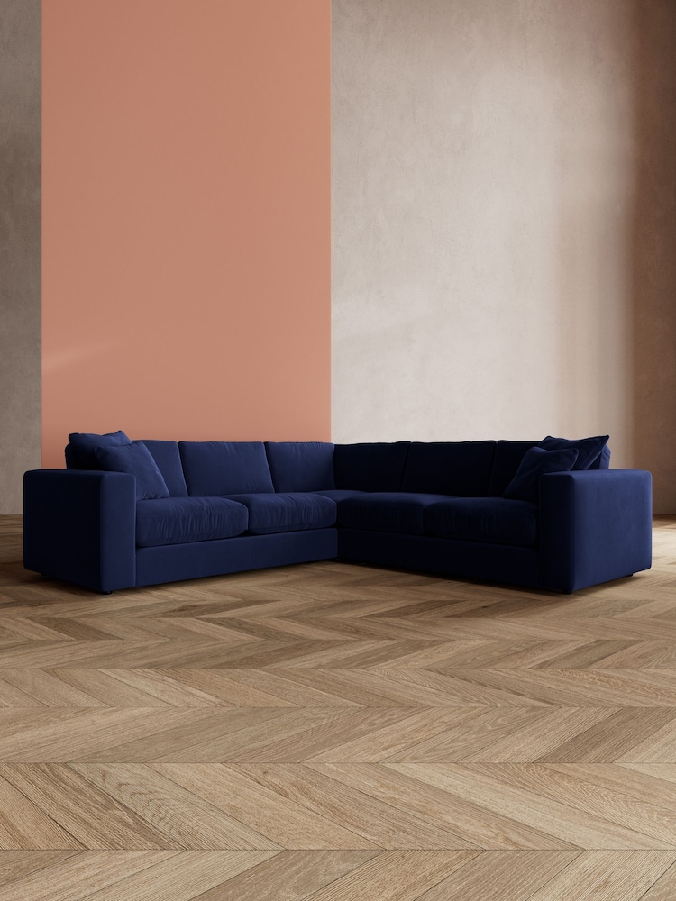 Swoon Ink Althaea Corner Five-Seater Sofa - Image 1 of 7