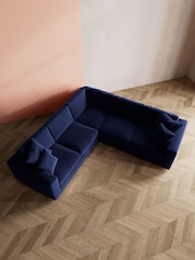 Swoon Ink Althaea Corner Five-Seater Sofa - Image 3 of 7