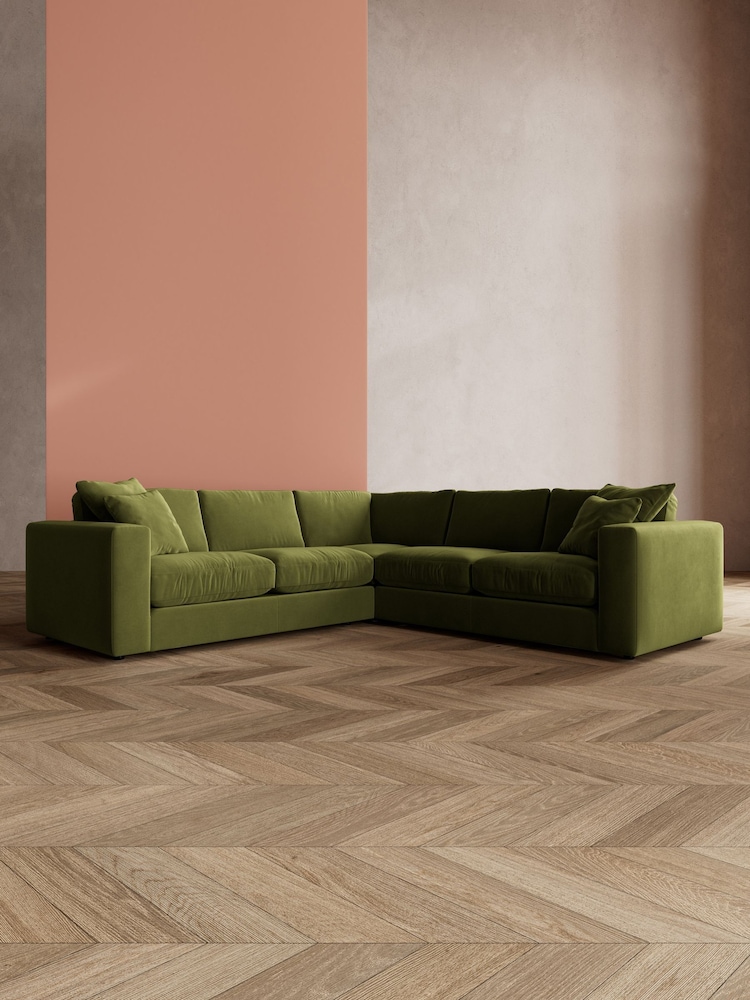 Swoon Fern Althaea Corner Five-Seater Sofa - Image 1 of 7