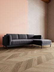 Swoon Granite Munich Corner Right-Hand Sofa - Image 2 of 8
