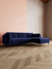 Swoon Ink Munich Corner Right-Hand Sofa - Image 2 of 8