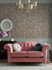 Laura Ashley Antique Green Lingmell Trail 10M Wallpaper - Image 3 of 4