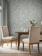 Laura Ashley Fresh Green Brayton Leaves 10M Wallpaper - Image 1 of 4