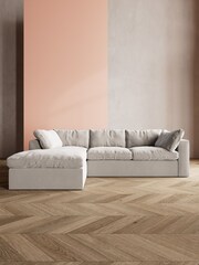 Swoon Ecru Seattle Corner Left-Hand Sofa - Image 1 of 8