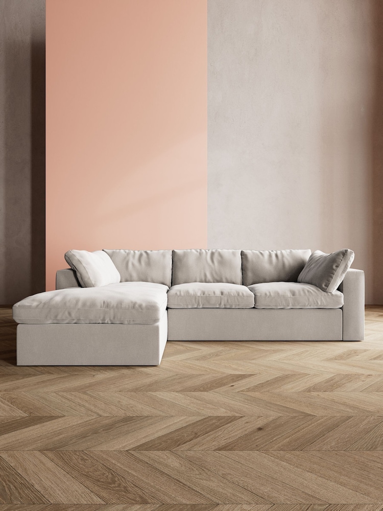 Swoon Ecru Seattle Corner Left-Hand Sofa - Image 1 of 8