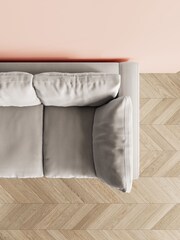 Swoon Ecru Seattle Corner Left-Hand Sofa - Image 6 of 8