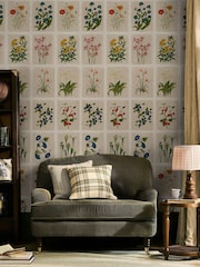 Laura Ashley Linen Pershore Postcards 10M Wallpaper - Image 2 of 4