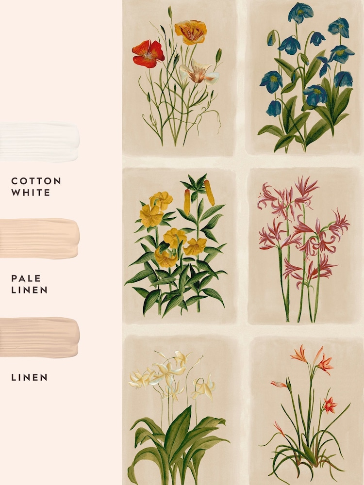 Laura Ashley Linen Pershore Postcards 10M Wallpaper - Image 4 of 4