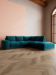 Swoon Kingfisher Denver Corner Right-Hand Sofa - Image 2 of 9