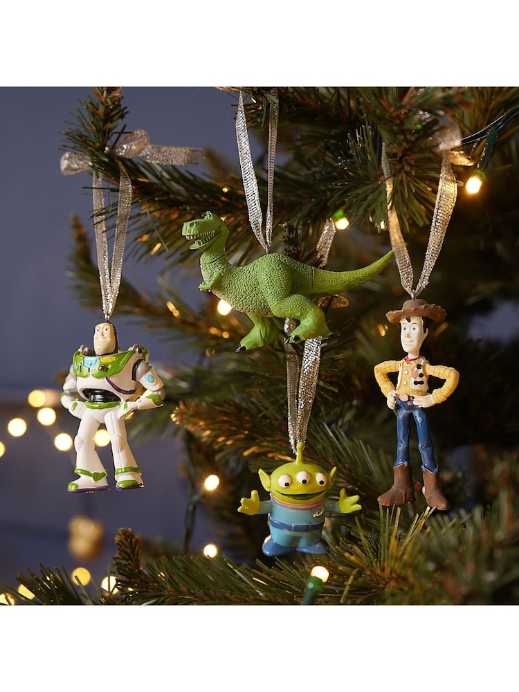 Widdop Set of 4 Toy Story Hanging Christmas Decorations - Image 1 of 4