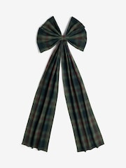 Tartan Check Extra Large Bow Tree Topper - 圖片 3/3