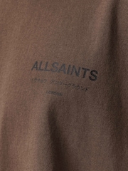 AllSaints Brown Underground Short Sleeve Crew Neck T-Shirt - Image 11 of 11