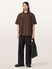 T-shirt AllSaints Trip à manches courtes à col rond - Image 6 de 7