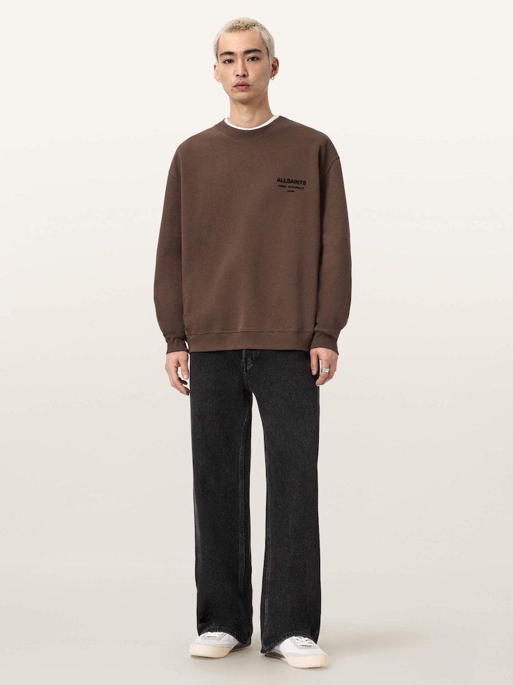 Pulover z okroglim ovratnikom AllSaints Xander - Slika 2 iz 7 Pulover z okroglim ovratnikom AllSaints Xander - Slika 2 iz 7