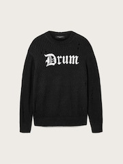AllSaints White Drum Crew Neck Jumper - Image 8 of 8