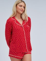Boux Avenue Heart Modal Short Pyjamas Set - Imaginea 2 din 6