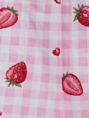 Boux Avenue Pink Strawberry Cotton Cami Set - Image 6 of 6