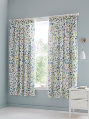 Dreams & Drapes Sweetpea Floral Lined Pencil Pleat Curtains - صورة 1 من 3