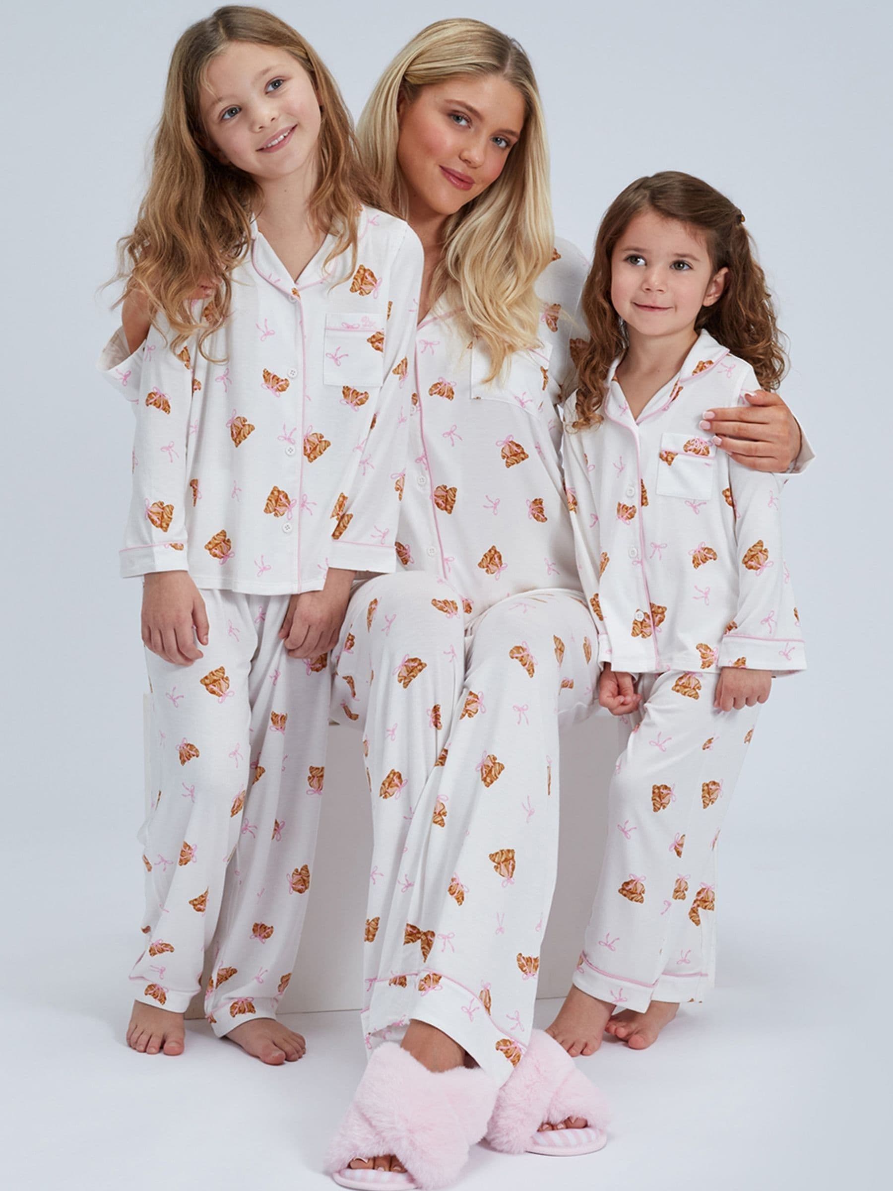 Buy Boux Avenue White Matching Croissant Modal Pyjamas Set from