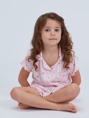 Boux Avenue Matchende Cherry Pointelle Kort Pyjamas Sett - Bilde 6 av 6