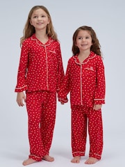 Boux Avenue Red Matching Heart Modal Pyjamas Set - Image 2 of 7