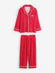 Boux Avenue Red Matching Heart Modal Pyjamas Set - Image 7 of 7