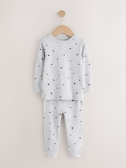 Monochrome Snuggle Pyjamas 3 Pack (9mths-12yrs) - Image 6 of 10