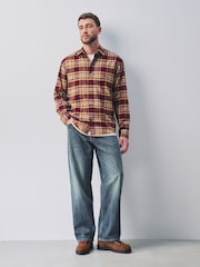 Berry Red Check Long Sleeve Shirt - Image 2 of 8