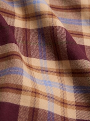 Berry Red Check Long Sleeve Shirt - Image 7 of 8