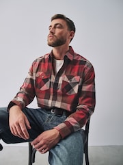 Red Buffalo Check Long Sleeve Shirt - Image 3 of 9