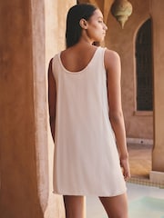 AIYLA Champagne Gold Premium Beaded Dress - Image 3 of 8