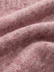 Blush Pink Neppy Lace Vest Layer Jumper - Image 6 of 7