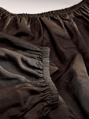 AIYLA Chocolate Brown Off Shoulder Bardot Top - Image 8 of 9