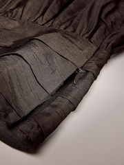 AIYLA Chocolate Brown Off Shoulder Bardot Top - Image 9 of 9