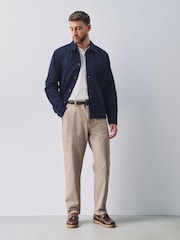 Azul marino - Boxy Fit Twin Pocket Shacket - Imagen 2 de 12