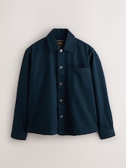 Azul marino - Boxy Fit Twin Pocket Shacket - Imagen 7 de 12