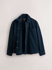 Azul marino - Boxy Fit Twin Pocket Shacket - Imagen 8 de 12