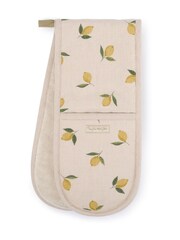 Sophie Allport Natural Lemons Linen Double Oven Gloves - Image 3 of 3