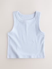 Blue/Ecru Vest 3 Pack (1.5-16yrs) - Image 4 of 7