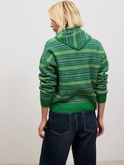 Yaşıl Fairisle - Supersoft Crew Neck Long Sleeve Jumper - 9şəkildən 4 şəkil