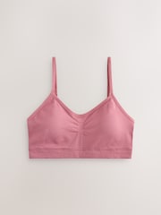Mocha Brown Seam Free Crop Tops 2 Pack (7-16yrs) - Image 3 of 7