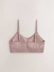 Mocha Brown Seam Free Crop Tops 2 Pack (7-16yrs) - Image 4 of 7