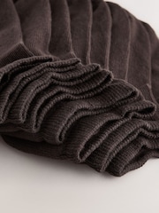 Chocolate Brown Cushion Sole Trainer Socks 4 Pack - Image 7 of 7
