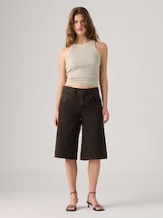 Levi's® Dark Brown Denim Jort Shorts - Image 2 of 4