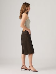 Levi's® Dark Brown Denim Jort Shorts - Image 4 of 4