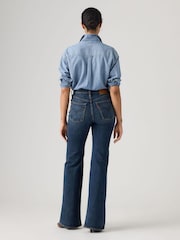 Levi's® Blue Ribcage Bootcut Jeans - Image 3 of 4