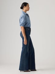 Levi's® Blue Ribcage Bootcut Jeans - Image 4 of 4