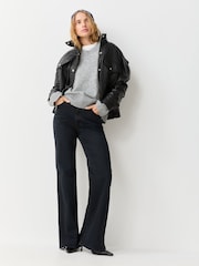 Սև - Levi's® Ribcage Flare Bootcut Jeans - Պատկեր 1 4-ից