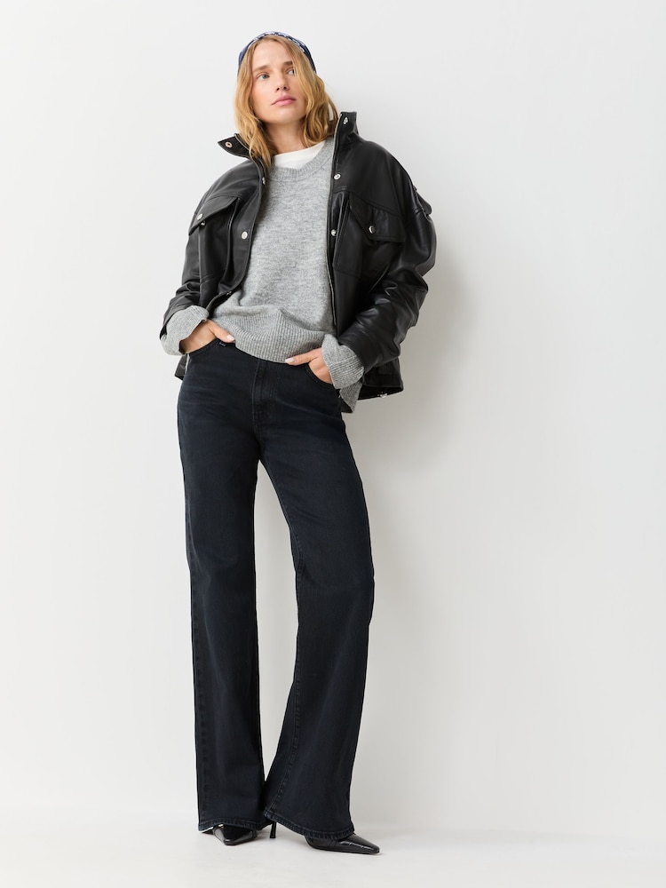 Սև - Levi's® Ribcage Flare Bootcut Jeans - Պատկեր 1 4-ից