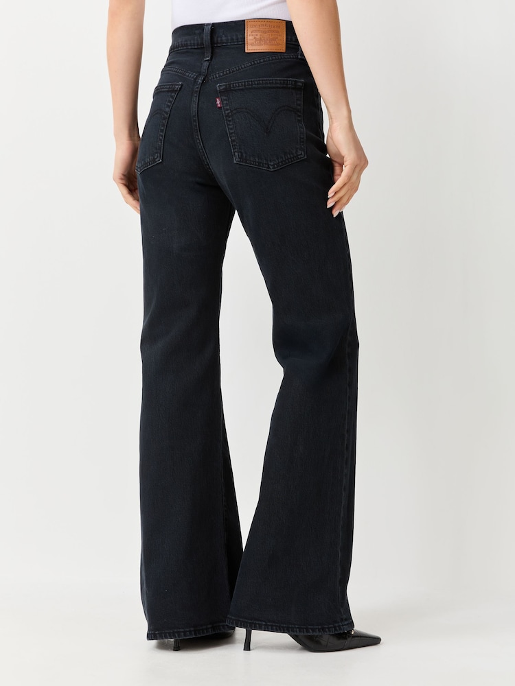 Սև - Levi's® Ribcage Flare Bootcut Jeans - Պատկեր 4 4-ից